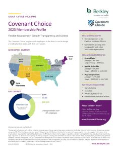 2023 Covenant Choice Membership Profile
