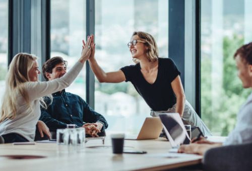 team-high-five